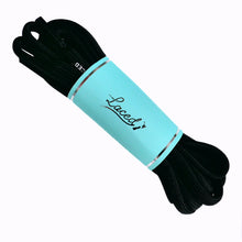 Load image into Gallery viewer, LACED APPAREL - WAXED LACES - BLACK - ROUND
