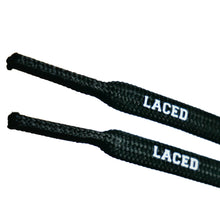 Load image into Gallery viewer, LACED APPAREL - WAXED LACES - BLACK - ROUND