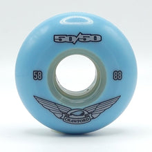Load image into Gallery viewer, 50/50 wheels 58mm 88a - Scott Crawford