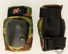 Load image into Gallery viewer, Exite Critters 3 pack kids Knee, Elbow and Wrist Guards Protective pack - Camo Green