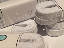 Load image into Gallery viewer, LACED APPAREL - WAXED LACES - STEALTH WHITE