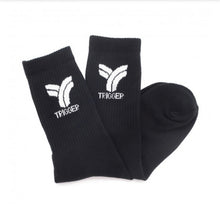 Load image into Gallery viewer, Trigger Skates - Riders Socks - Black