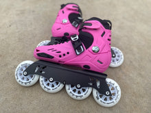 Load image into Gallery viewer, Kaltik K Skates - Pink - 4 x 90mm kids adjustable rollerblades