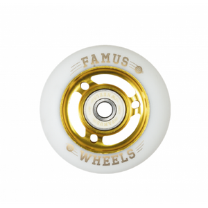 Famus Wheels 68mm 88a - Bearings included - gold core