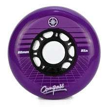 Load image into Gallery viewer, Compass Wheels 80mm 85a - Synthwave Wheels (Purple)