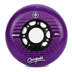 Compass Wheels 80mm 85a - Synthwave Wheels (Purple)