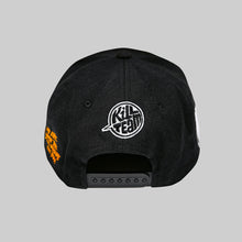Load image into Gallery viewer, Kill Team Mask Snapback - Black (Halloween Edition) - DRX Drug Receipts