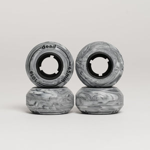 DEAD WHEELS - GREY MARBLED - ANTIROCKER - 45MM / 100A