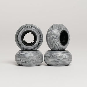 DEAD WHEELS - GREY MARBLED - ANTIROCKER - 45MM / 100A