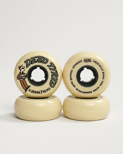 DEAD WHEELS - DEAD TYRED - 58MM/92A - ECRU