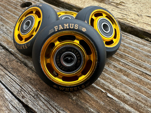 Famus Wheels 60mm 92a - 6 Spoke - Bearings included