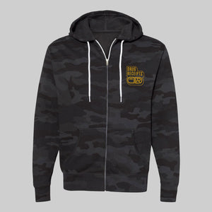 Santa Ana Blade Hoodie - Black Camo - DRX Drug Receipts