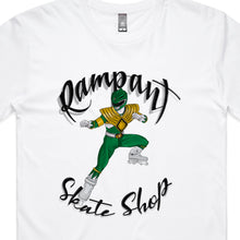 Load image into Gallery viewer, Rampant Skate Shop T-Shirt - Green Ranger