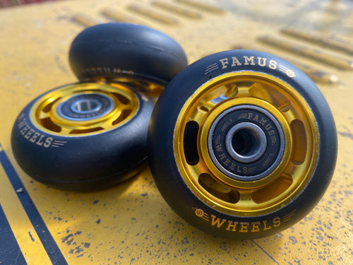 Famus Wheels 60mm 92a - 6 Spoke - Bearings included