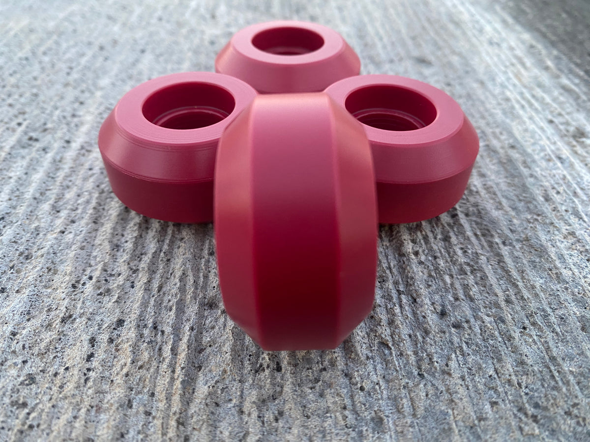 SLIQX - Anti Rocker Wheels - Red – Rampant skate shop