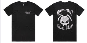 Rampant Skate Shop T-Shirt - Black