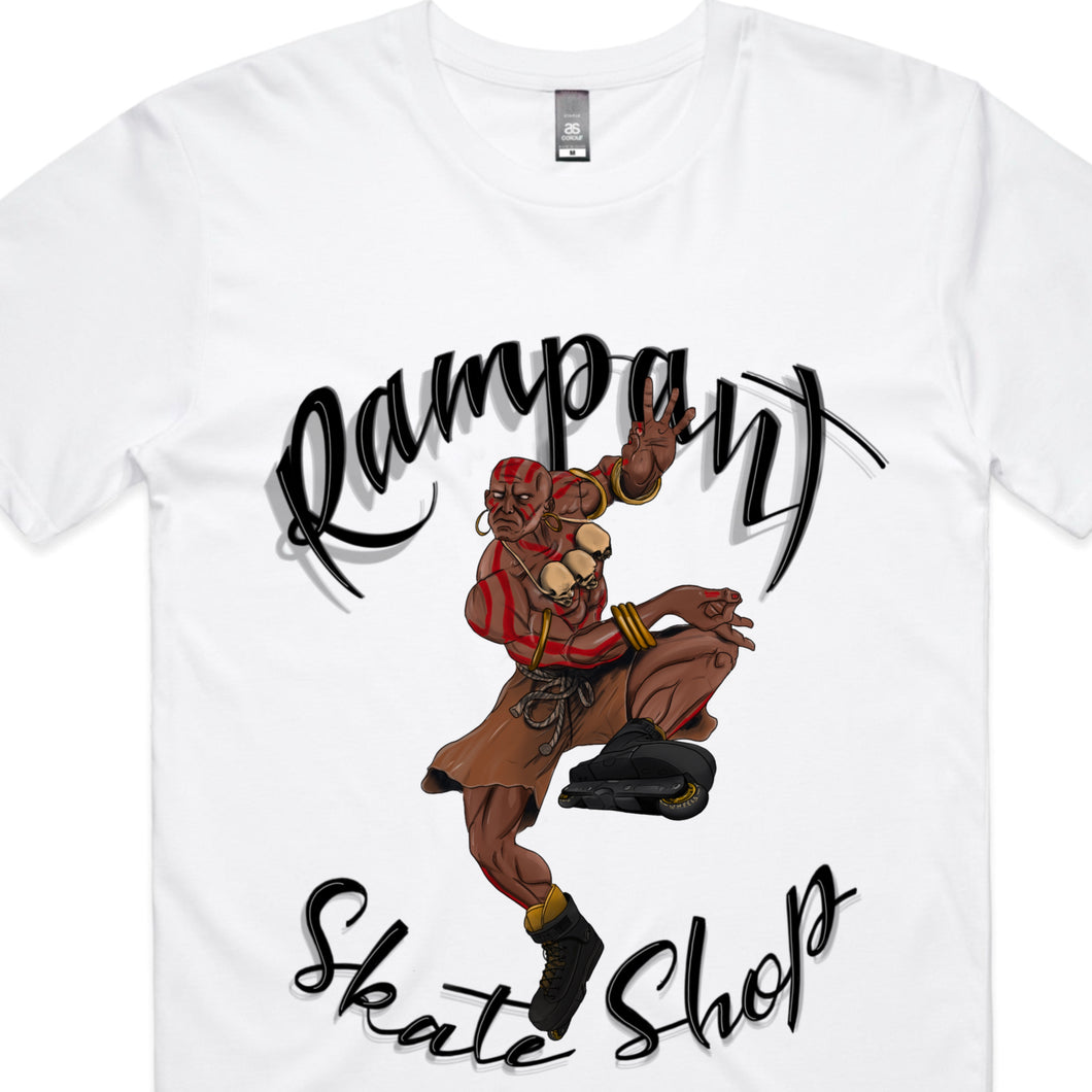 Rampant Skate Shop T-Shirt - Dhalsim