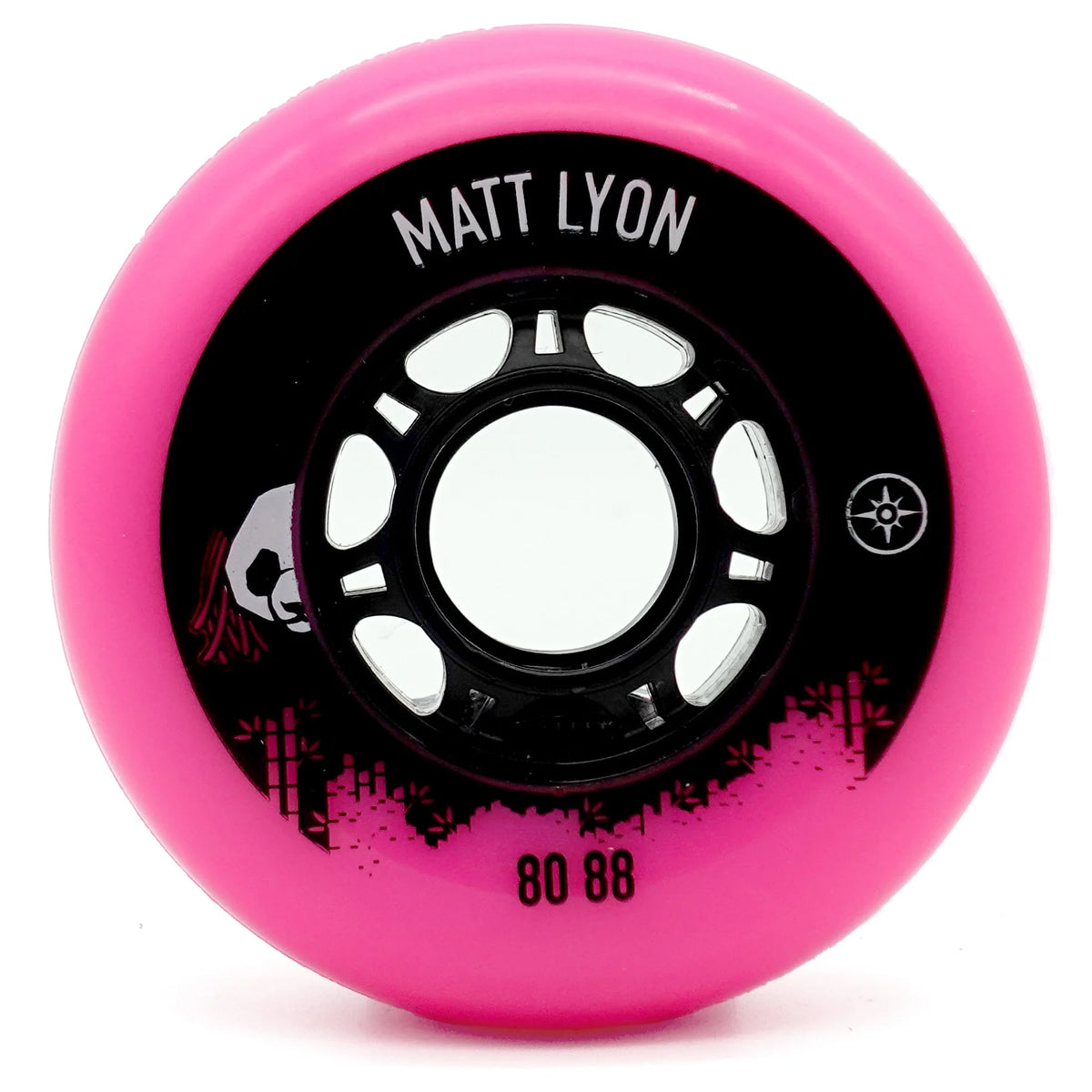 Lyon Rims Compass Wheels 80mm 88a - Matt Lyon - V2 Pink – Rampant skate shop