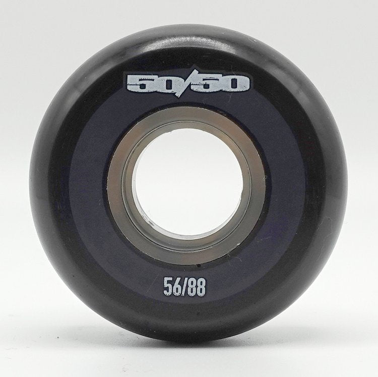 50/50 wheels  - 56mm 88a- black