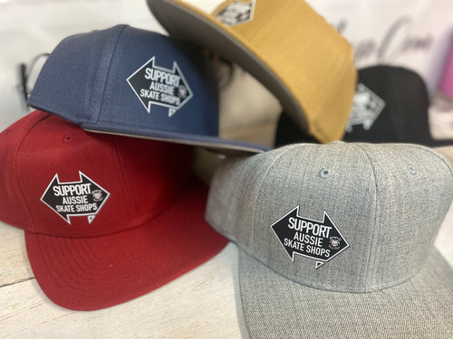Rampant Skate Shop Snap Back Caps / Hats - Support Aussie Skate Shops