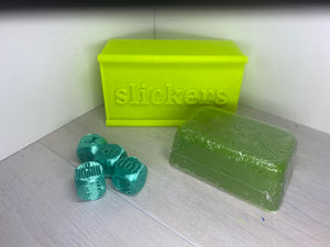 Slickers Wax - Roll and Hold boxes - Skate Dice and Wax holder