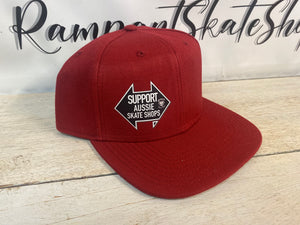 Rampant Skate Shop Snap Back Caps / Hats - Support Aussie Skate Shops
