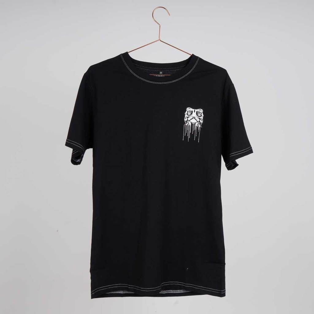 Kaltik Drip Face Black T-Shirt