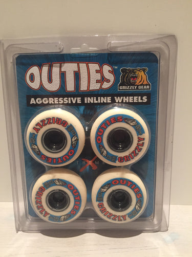 Grizzly gear - aggressive inline wheels - outies - 62mm 90a