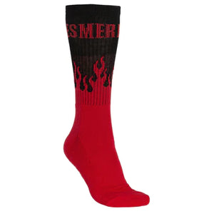 MESMER SKATES - HOTS - SOCKS - BLACK AND RED