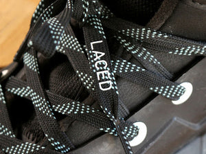 LACED APPAREL - WAXED LACES - BLACK