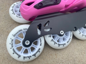 Kaltik K Skates - Pink - 4 x 90mm kids adjustable rollerblades