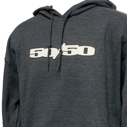 50/50 Stamp Logo Hoodie - Grey