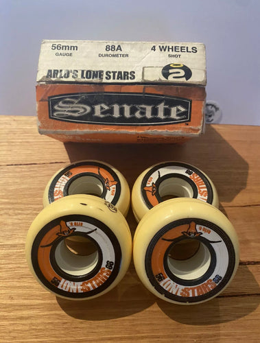 1996 Senate - Arlo Eisenberg wheels 56mm 88a - Lone Stars