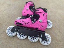Load image into Gallery viewer, Kaltik K Skates - Pink - 4 x 90mm kids adjustable rollerblades